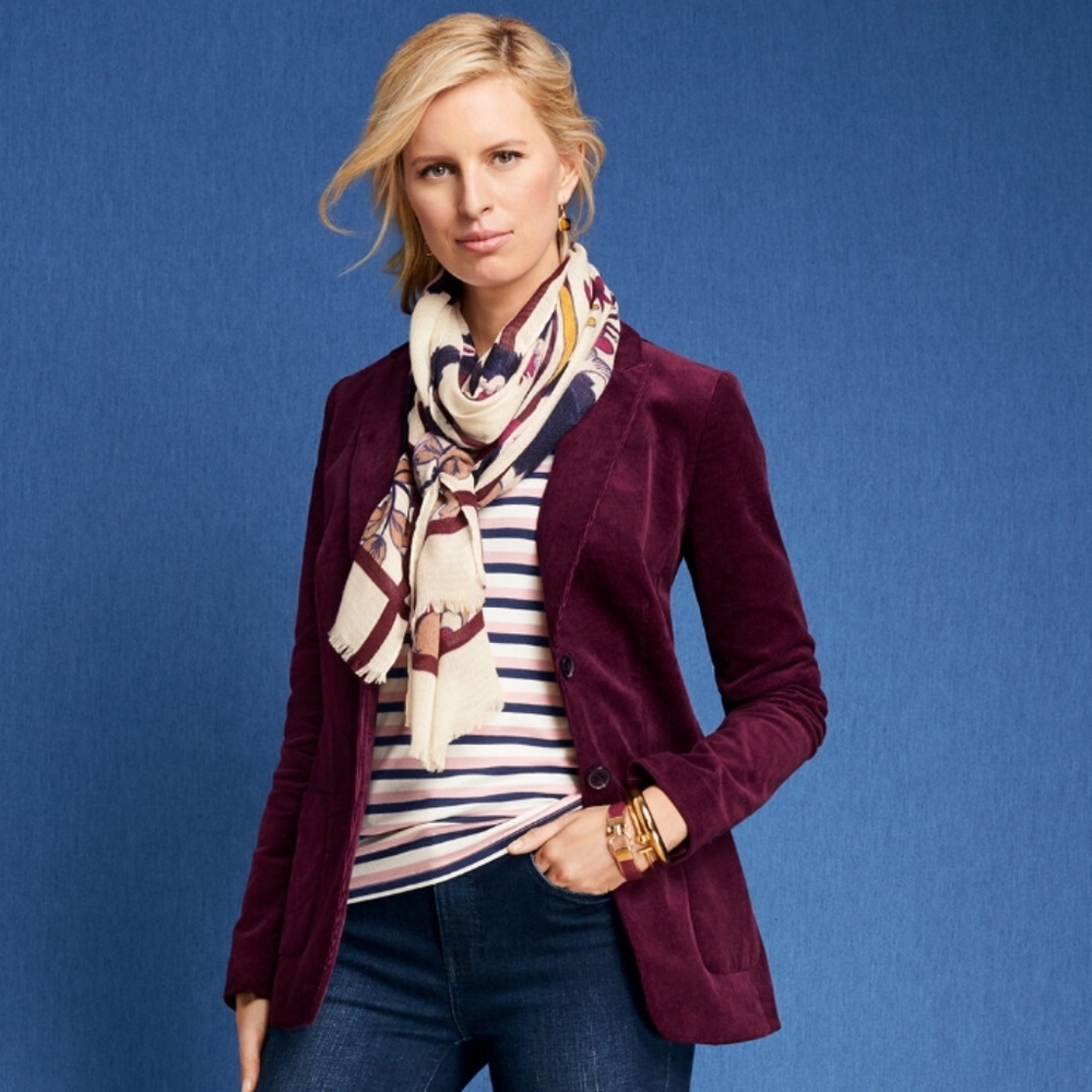 Talbots Women's Purple Blazer